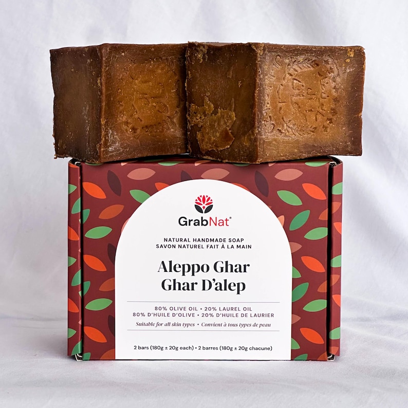 Pure Traditional Aleppo Ghar Soap - Handmade with Olive and Laurel Bay Oils image 17