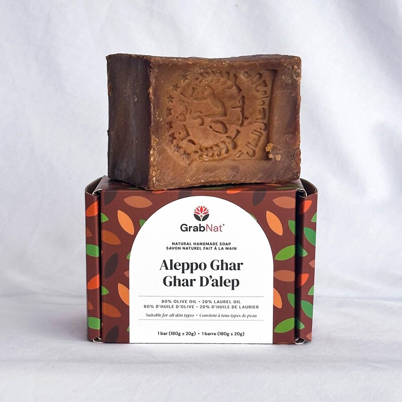 Pure Traditional Aleppo Ghar Soap - Handmade with Olive and Laurel Bay Oils image 16