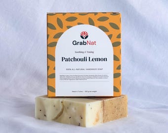 Handgemachte Patchouli-Zitronen-Seife: Ganz natürlich, kalt verarbeitet