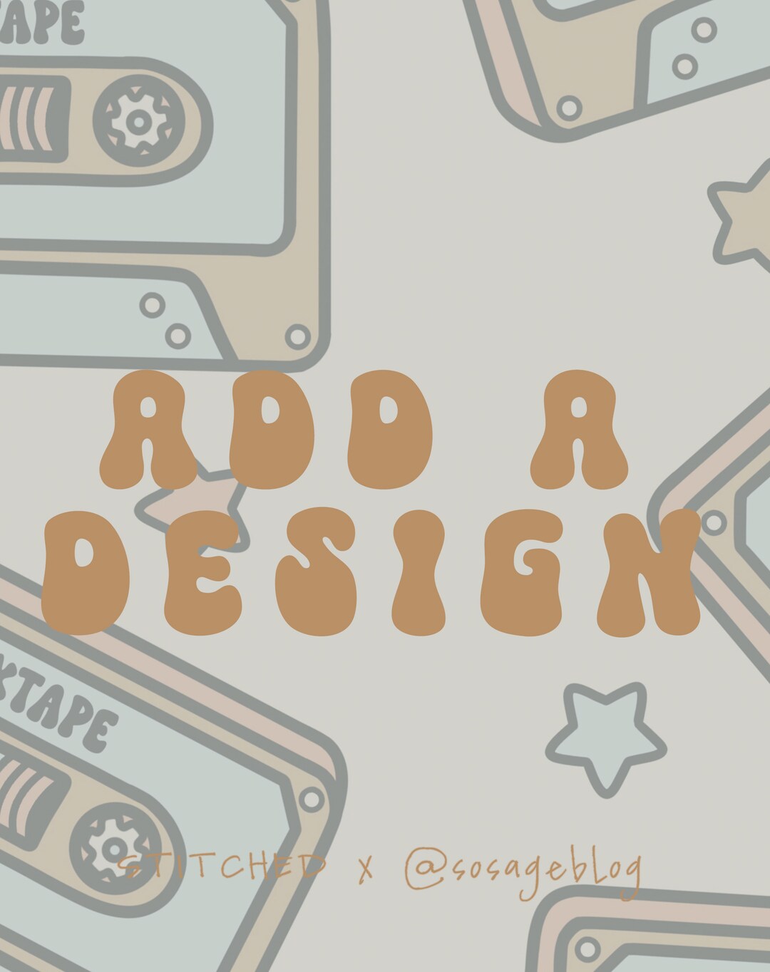 Add an Extra Design to Any Custom Embroidered Item (see Description for ...