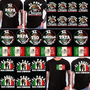 Bundle El Papa Mas Chingon Png, Papá Png, Eres Mi Heroe, Mexican Flag Png, Dia Del Padre, Father's Day Png, Spanish Dad Png, Gift For Dad