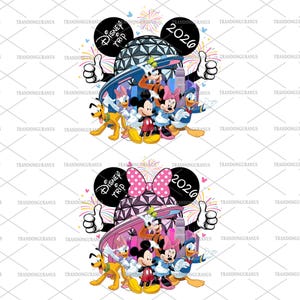 Pacchetto viaggio personalizzato in famiglia 2026 Png, Topolino e amici, modalità vacanza, viaggio in famiglia Png, vacanza in famiglia, regno magico, abbinamento famiglia Png