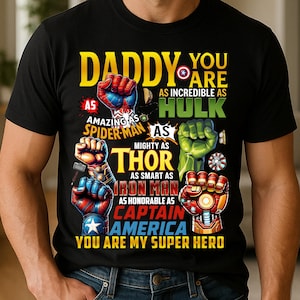 Papa, je bent zo slim als png, Superdad-shirt png, Hero Squad png, cadeau voor papa, fijne Vaderdag png, je bent mijn superheld png, beste vader ooit