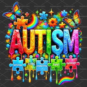 Retro Austim Bow Coquette png, autismesublimatie png, Autism Advocate png, speciaal onderwijs, neurodiversiteit png, autisme png