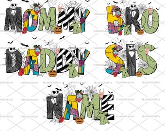 Nombre personalizado Halloween Horror Png, Esqueletos Png, Truco o trato, Personajes de terror, Temporada espeluznante, Asesinos de películas Png, Película de terror Png