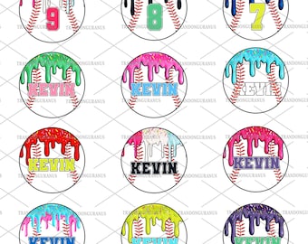 Personalized Baseball Ice Cream Drip Png Bundle, Sport Ice Cream Drip Png, Baseball Mama Drip, Baseball Mom Dripping Png, Game Day Baseball