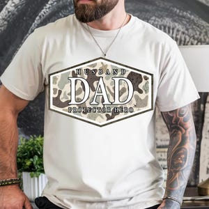 Vintage Camo Dad Png, Husband Dad Protector Hero Png, Dad Camouflage Png, Cool Dad Png, Hunting Dad Png, Father&#39;s Day Png, Gifts For Dad Png