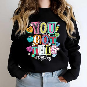 Du har den här png, Rock The Test-png, Testdag-png, Y2K-collagestil, STAAR-dagen-png, Testkoordinator, Stressa inte, gör ditt bästa-png