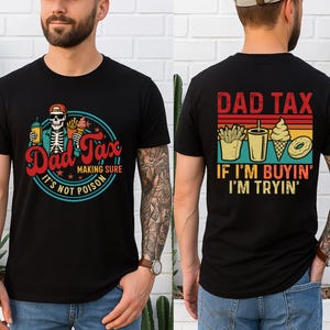 Papa s'assurer que ce n'est pas un poison png, Fête des pères png, rigolo pour papa, png squelette d'impôt pour papa, humoristique papa pour papa, impôt png, impôt pour papa rigolo