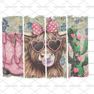 Highland Cow Png, Valentine Coquette Png, Retro Valentine Png, Valentine Heart Png, Valentine&#39;s Day, Love Png, Sublimation Designs