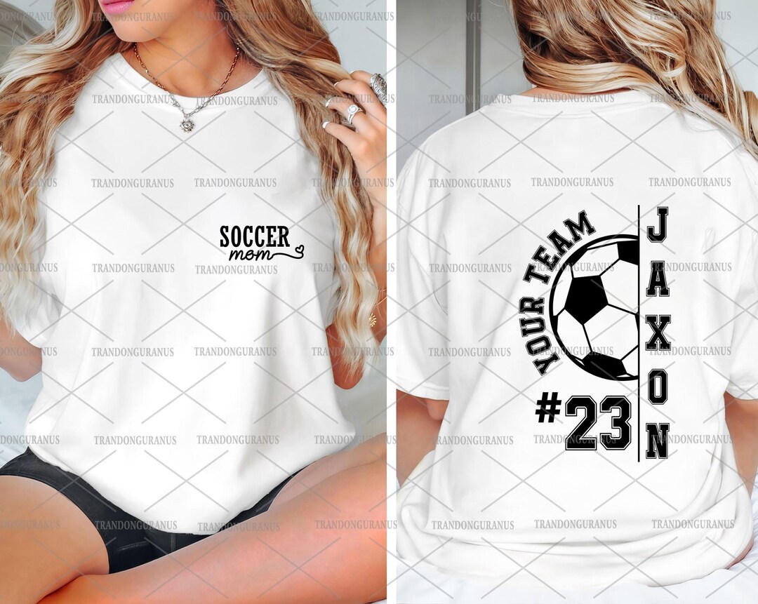 Custom Name and Number Soccer Svg, Soccer Team Svg, Game Day Shirt ...