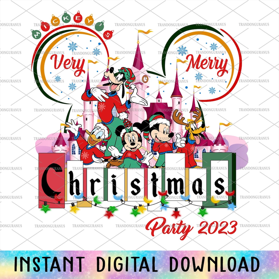 Very Merry Christmas 2024 Party Png, Santa Hat Png, Christmas Vibes