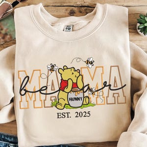 Bordado Mamãe Ursa, Mamãe Ursa Est 2025, Bordado Mamãe, Presente para o Dia das Mães, Bordado para o Dia das Mães, Arquivo de Bordado Mamãe, Presente para Nova Mamãe