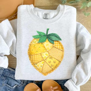 Patchwork Summer Lemon Png, Vintage Quilt Lemon Png, Summer Vibes Png, Girly Summer Sublimation, Cottagecore Summer Graphic, Lemonade Png