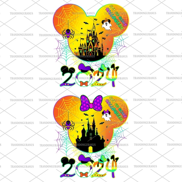 Bundle Not So Scary Halloween 2024 Png, Spooky Season, Mouse And Friend Halloween, Happy Halloween, Kids Halloween, Boo Png,Spider Halloween