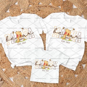 Benutzerdefinierte Familienbär Est Png, Mama Est Png, Mama Bär und Baby Png, Familienurlaub Png, Bundle Benutzerdefinierte Bärenfamilie, Mama Bär Tshirt