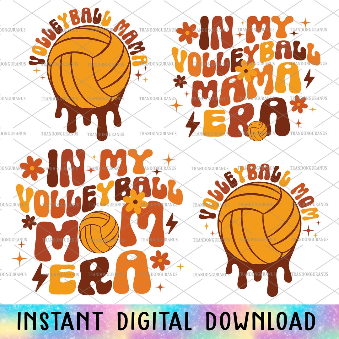 Bundle in My Volleyball Mom Era Svg, Volleyball Mama Svg, Volleyball