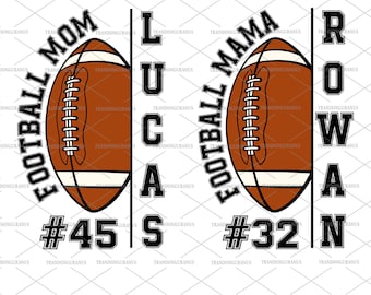 Bundle Custom Name And Number Football Mama Svg, Football Mom Svg, Football Game day, Sports Mom Png, Happy Mother&#39;s Day,Cut File For Cricut