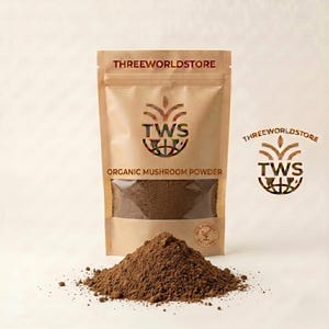 Bio-Pilzpulver, Wellness-Adaptogen, Nootropika-Extrakt, Konzentration, Immunsystem, Genussmittel