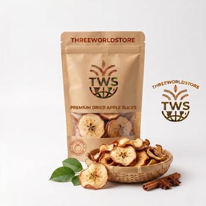 Gedroogde appelschijfjes, volledig natuurlijke gedehydrateerde ringen om te bakken, thee en decoratie