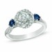 Anello Uomo Moissanite 2,20 Ct In Argento Sterling 925 &ndash; Animas Jewels &ndash; Solitario Con Pave &ndash; Made In USA