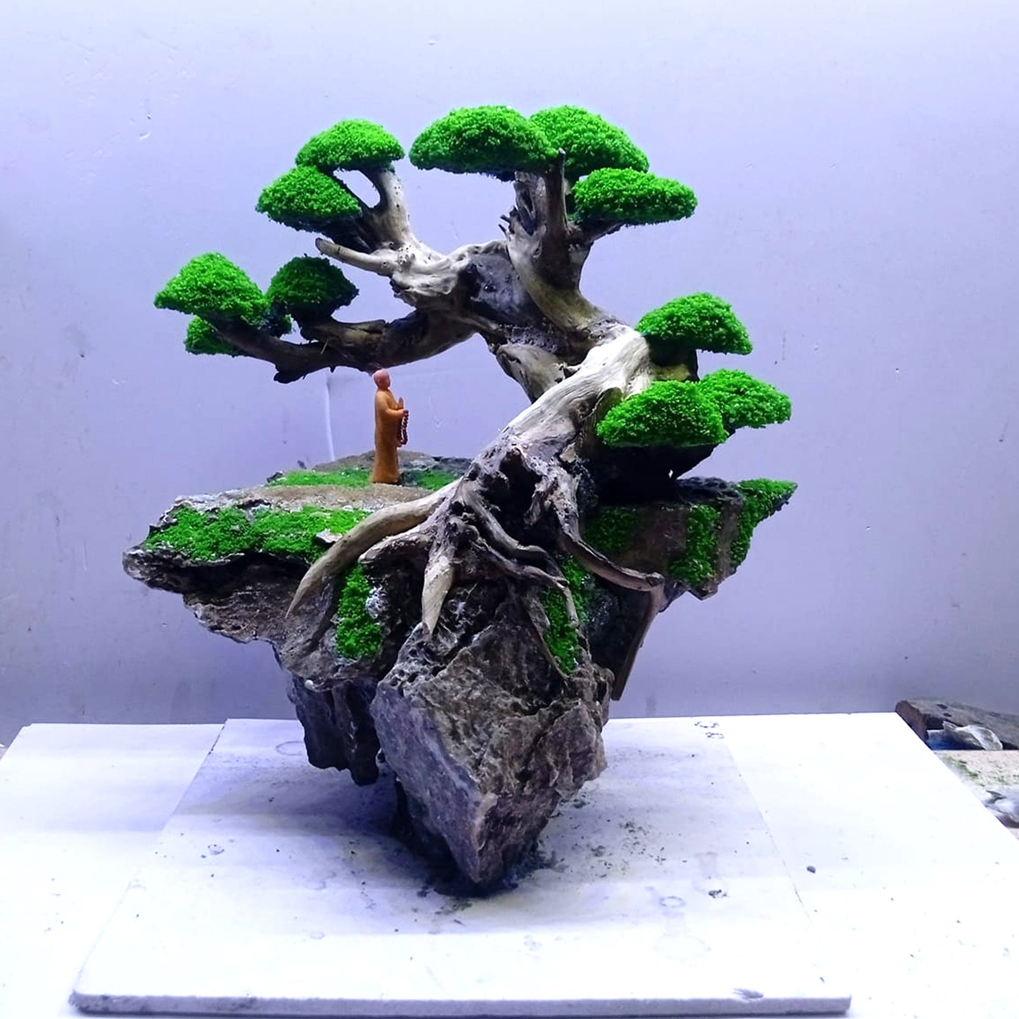 Bonsai Aquarium Decor: Driftwood Fish & Shrimp Tank House - Etsy