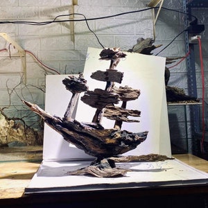 Shipwreck Aquarium Decor Terrarium Decor,desk decoration ,Aquarium Decor,Fish Tank decor, Shrimp Tank Decor