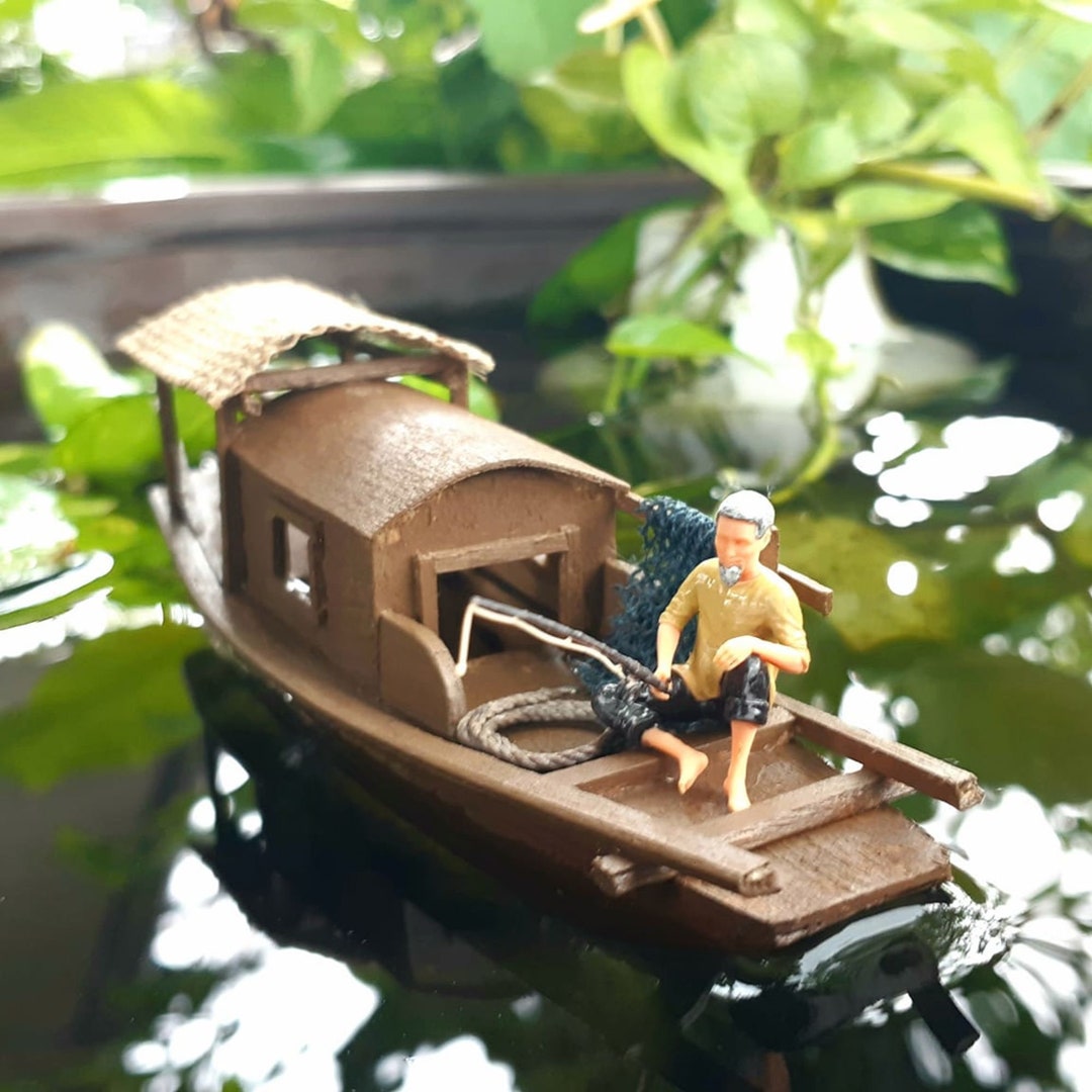 Floating Aquarium Boat,aquascaping Decor, Ornament,shrimp Tank,aquarium Decor,aquarium