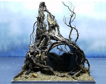 Aquarium Decor, Cave for Fish, House for Fish and Shrimp,Fish Tank decor, Shrimp Tank Decor