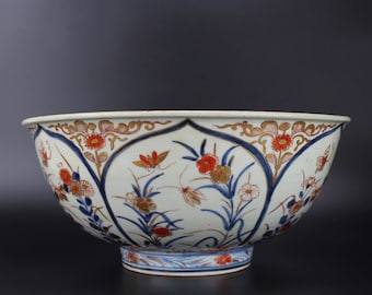 ヴィンテージ　オールド伊万里 大聖寺伊万里 金襴手更紗文 四寸皿 明治時代 E1458A | iichi 日々の