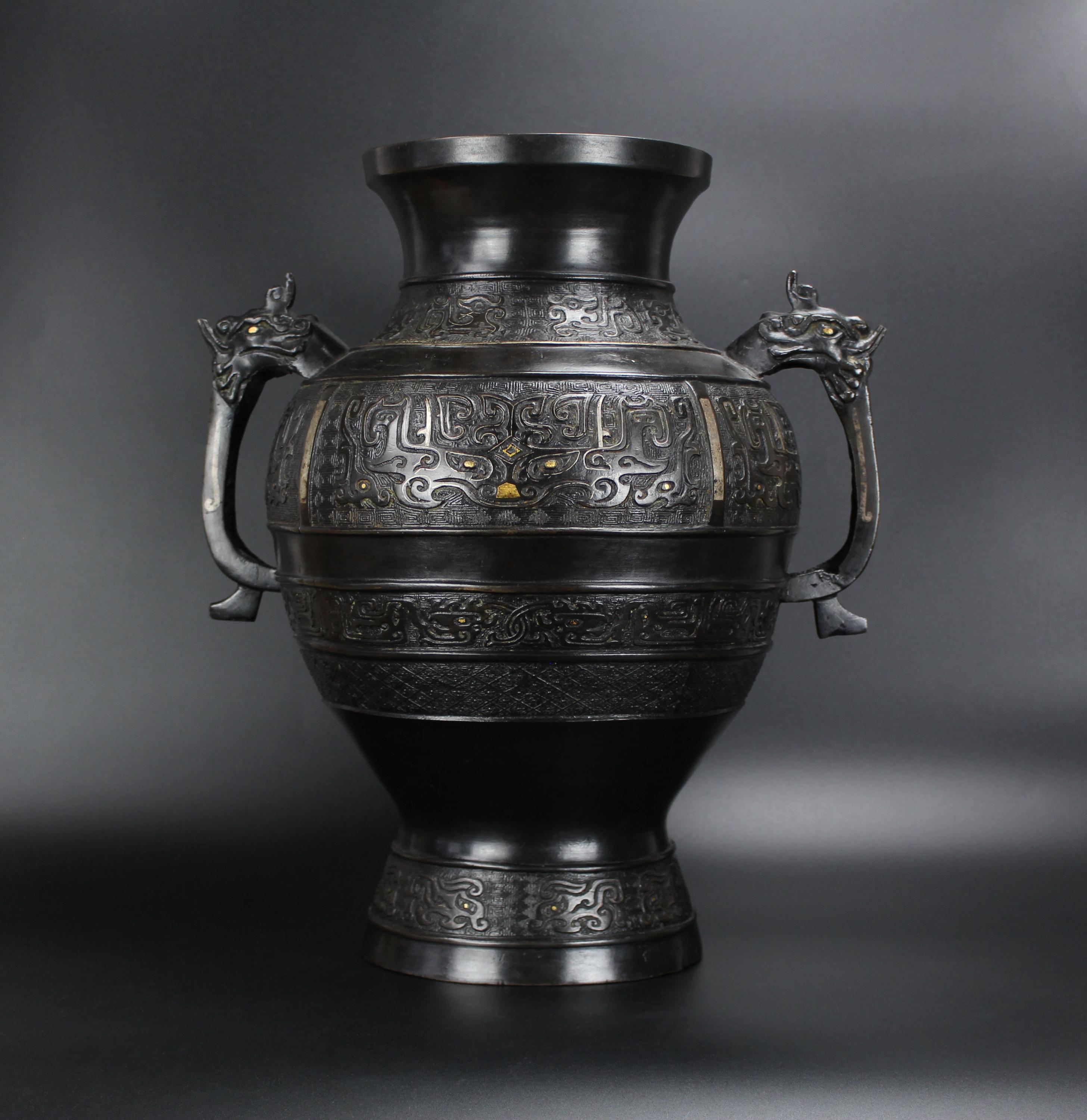 Chinese bronze vase - Etsy 日本