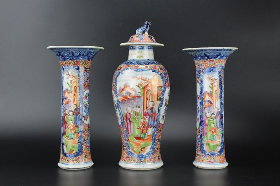 乾隆帝の磁器製花瓶装飾 - 18世紀清朝時代 - Etsy 日本