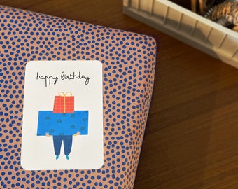 Geburtstagskarte mit Umschlag / Glückwunschkarte / Glückwunsch / Geschenk / Geburtstag / Grußkarte