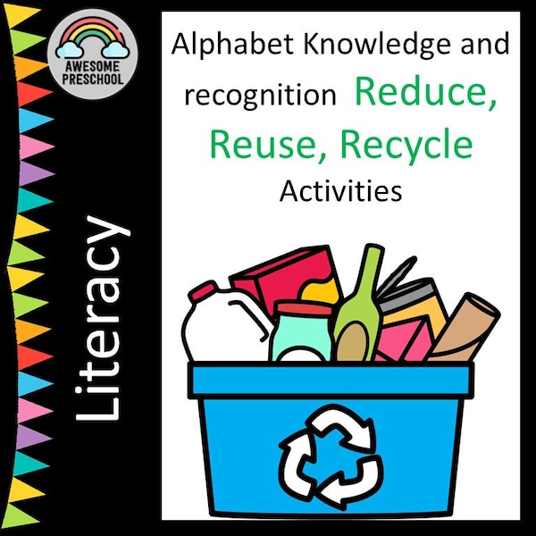 Creative Curriculum - Recycle Study - Letter Recognition and Matching