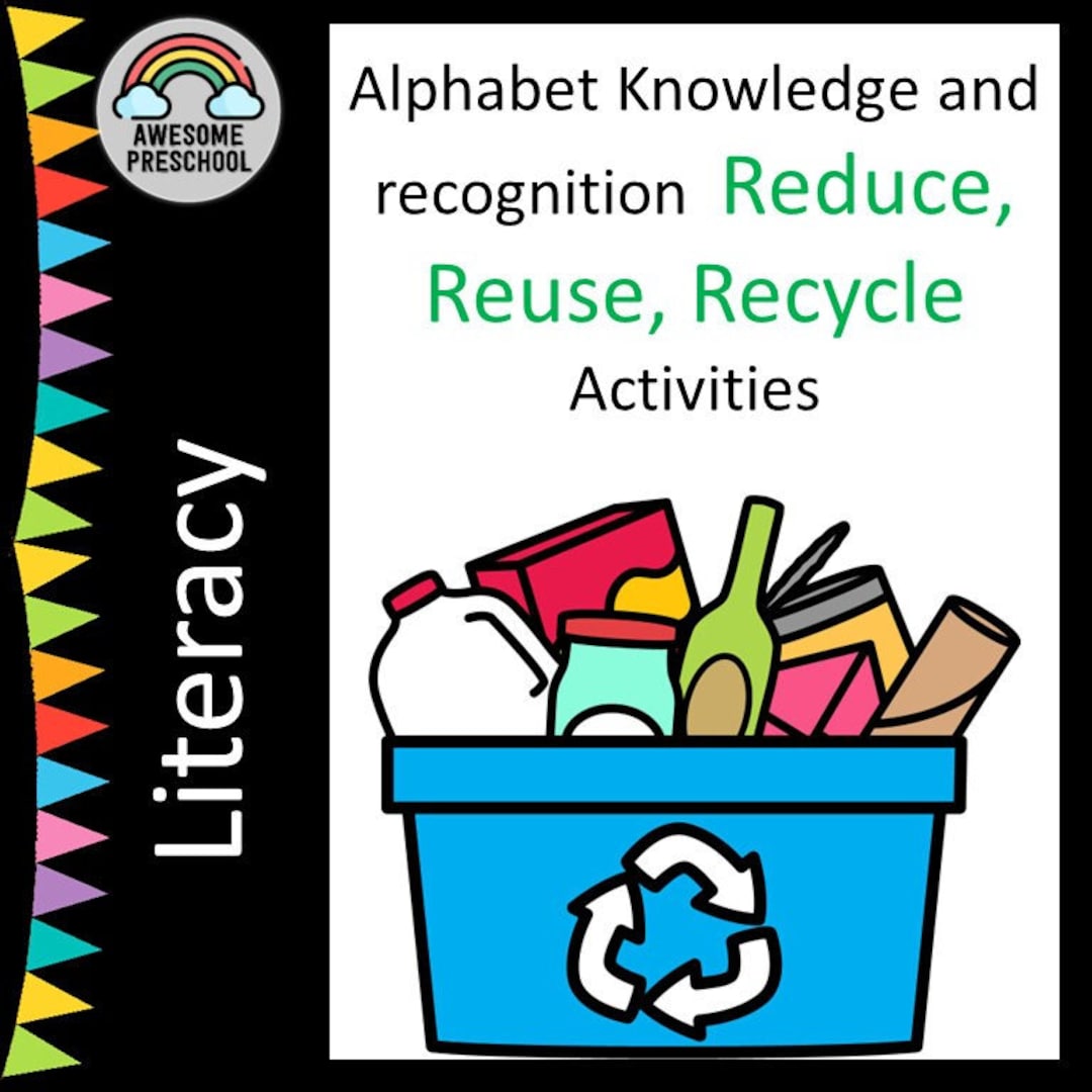 Creative Curriculum - Recycle Study - Letter Recognition and Matching ...