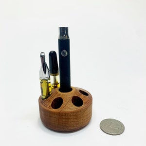 O2VAPE: Vape Pen Stands - Handcrafted Natural Wood