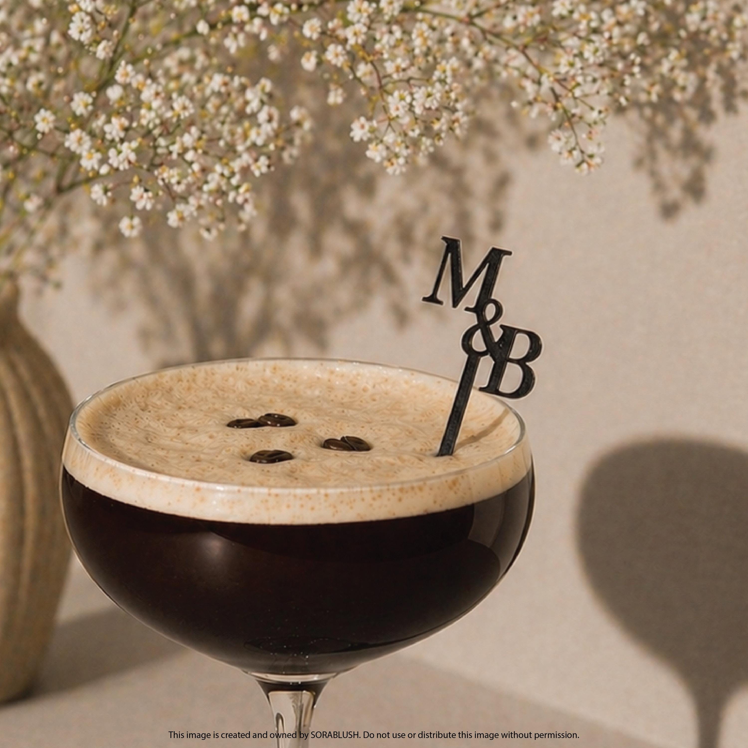 Personalized Martini Drink Stir Sticks