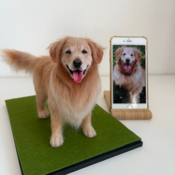CUSTOM Dog Replica | Pet Felt Plush | Personalized Wool Pet Sculpture | Pet Memorial Gift | Gift For Pet Lover