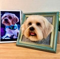 3D Felt Dog Portrait | Personalized Wool Pet Portrait | Wool Dog Memorial Portrait | Pet Lover Gift | Pet Loss Gift product logo