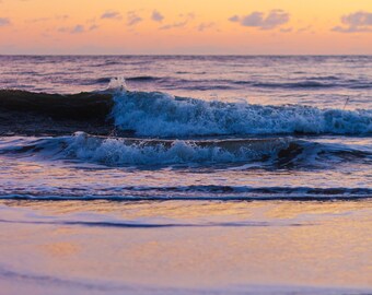 Malibu Sunset Wave | Malibu Beach | Nature | Digital Download | 3598 x 5398 | Canon | 3 MB
