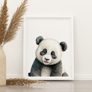 Poster Panda, Safari Animals, Animals Room, Neutral Colors, Kids Room ...