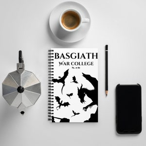 Iron Flame - Fourth Wing - Basgiath War College - Spiral Notebook