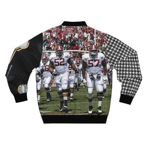 Alabama Football Resume Special Edition Men&#39;s AOP Bomber Jacket