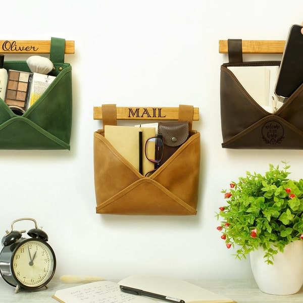 Leather Wall Hanging Etsy