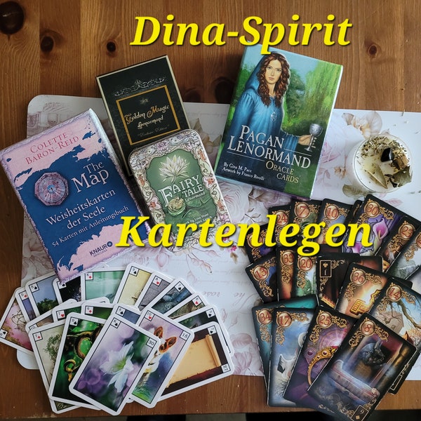 Reading cards with Dina by email - establishing relationships