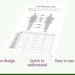 Printable Body Measurement Chart PDF Instant Digital Download Personal ...