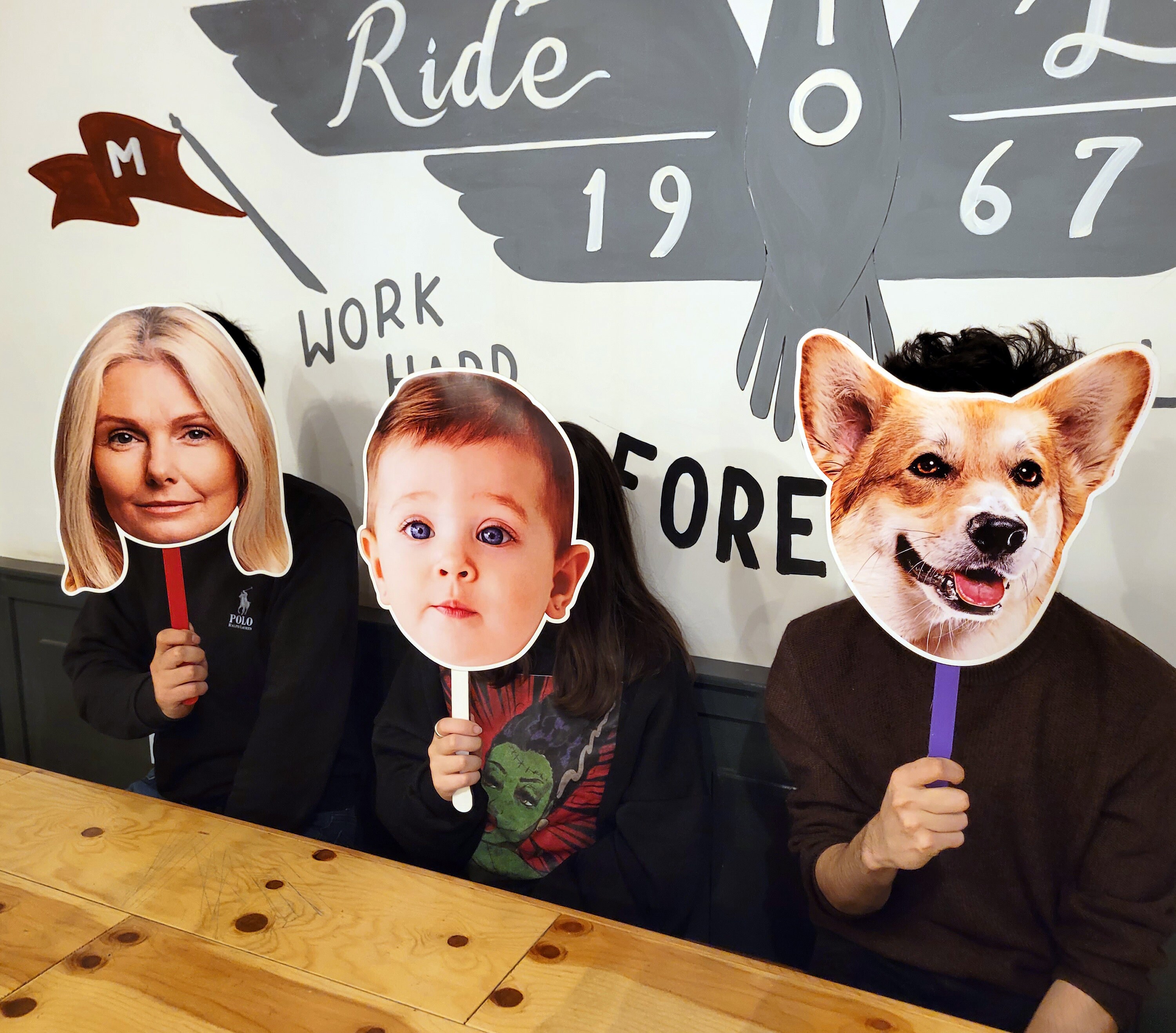 Face on a Stick, Head on a Stick, Bachelorette Heads, Groom Heads