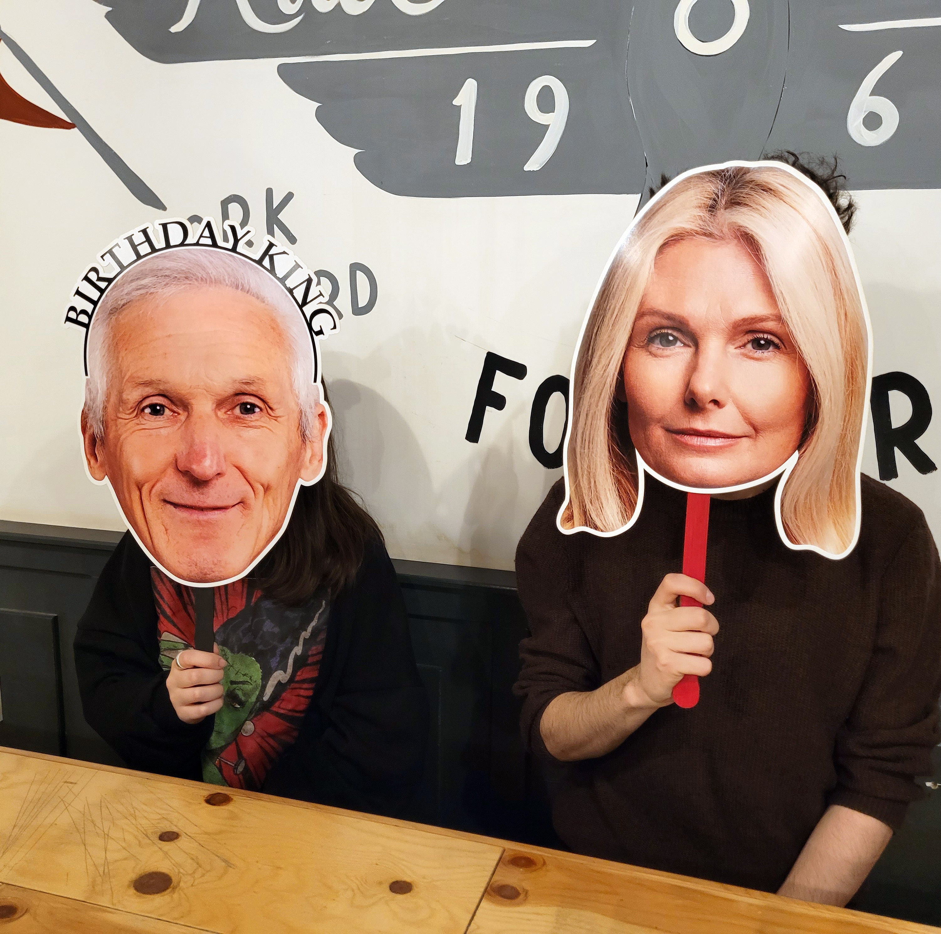 Face on a Stick, Head on a Stick, Bachelorette Heads, Groom Heads