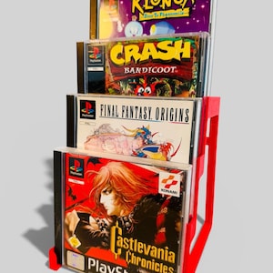 PS1 スタンド / PSX / ゲームホルダー / プレイステーション 1 CD-ROM ディスプレイスタンド（ゲーム4台用） GDX#025