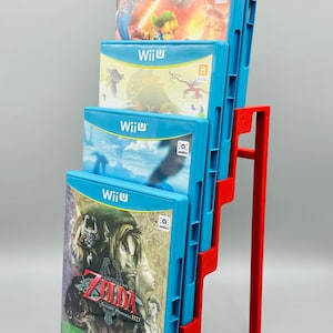 WiiU Games Stand / Display Stand - 3D printed for 5 pcs. Cartridge / Module #GD-Nr-037